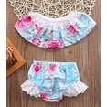 thumbnail image 2 of stylesilove Baby Girls 2 Pcs Summer Cute Off-Shoulder Tank Top Shorts Sunsuit, 2 of 4