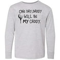 thumbnail image 3 of Inktastic One Day, Daddy Will be MY Caddy- kids golfing Long Sleeve Youth T-Shirt, 3 of 5