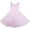 Solid Pink, variant on Girls Dress Elegant Design Princess Wedding Bow Tie Flower 7