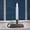 Black, variant on Xodus Innovations FPC1325A-6 Dual Flame Color Dusk to Dawn Sensor Battery Operated 9 inch LED Window Candle, Pack of 6