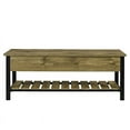 thumbnail image 4 of Pemberly Row 48" Open-Top Storage Bench with Shoe Shelf in Barnwood, 4 of 7