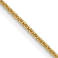 thumbnail image 1 of 14K Yellow Gold .9mm Cable With Lobster Clasp Chain (18 X 0.9) Made In South Africa pen190l-18, 1 of 5