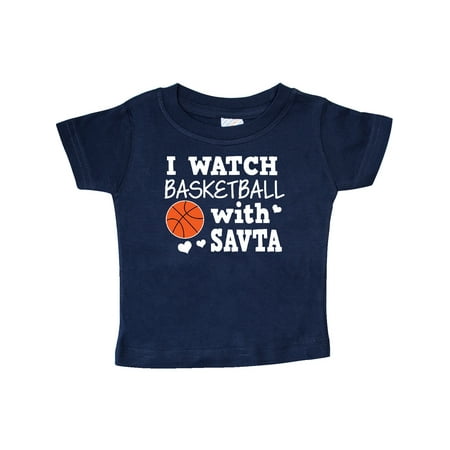 

Inktastic I Watch Basketball with Savta Gift Baby Boy T-Shirt