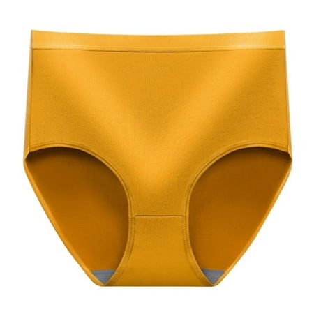 

Brand Clearance! Women High Waist Panties Body Shaper Briefs Female Butt Lifter Underwear Breathable Underpants Banana Yellow 2XL