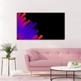 thumbnail image 2 of Framed Abstract Wall Art Colorful Equalizer Abstract Pictures Canvas Print Framed Painting For Bedroom Living Room Office Artwork Ready to Hang, 2 of 6