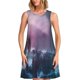 thumbnail image 1 of Balery lighthouse Waves Torrential Rain Vestidos de verano para mujer con estampado: vestido holgado sin mangas, vestido playero informal y cómodo para días calurosos., 1 of 7