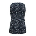 thumbnail image 3 of Gubotare Womens Sleeveless Womens Summer Tops Fashion Tank Tops Trendy Loose Fit Womens Tops with Cute Printing,Navy XL, 3 of 4