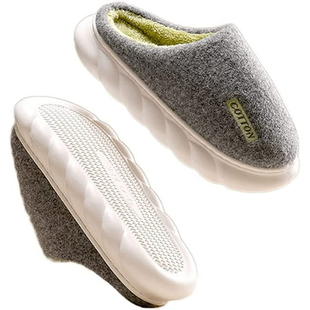 

PIKADINGNIS Women s Fluffy House Slippers Soft Cozy Memory Foam Faux Fur Fuzzy Non-Slip Warm Slides Close Toe Bedroom Outdoor Indoor Shoes