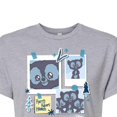 thumbnail image 3 of Disney Brave - Harris, Hubbert & Hamish - Juniors Cropped Cotton Blend T-Shirt, 3 of 5