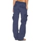 thumbnail image 3 of Pantalones Cargo Para Mujer, Pantalones de Paracaídas, Pantalones Palazzo de Pierna Ancha, Pantalones Punk Hippie Sólidos, Ropa de Calle, Monos Largos Sueltos Con Bolsillo Para Correr Odeerbi ODB176157, 3 of 6