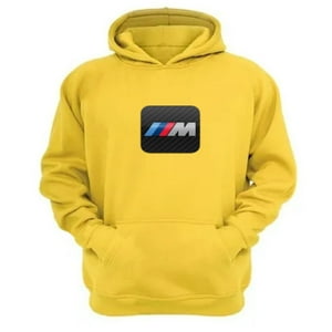 Genérico - Polerón Canguro Im Bmw Amarillo Talla L Unisex