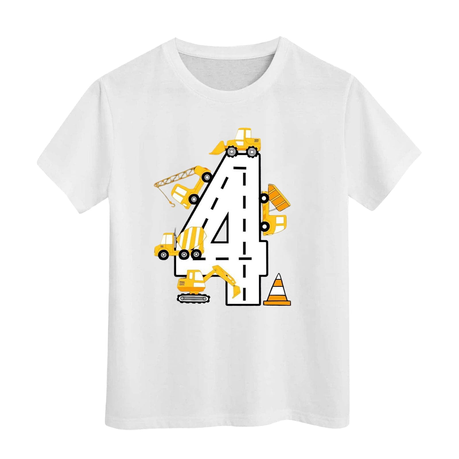 LRen Boys T Shirts Size 10-12 Boy Cartoon Print Crewneck Casual Short Sleeve Tops Boy s Summer Tee Relaxed Fit Little Boys Casual Clothes