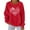 Red#valentine day outfit women, variant on Womens Valentines Sweatshirt Long Sleeve Heart Graphic Pullover Lover Gift Crewneck Knitted Shirts Trendy Clothes Red,L