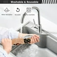 thumbnail image 6 of Coolnut Autumn Pumpkins Kitchen Sink Splash Guard 2 Packs Faucet Absorbent Mats Cute Dot Retro Faucet Handle Drip Catcher Quickly Drying Mat for Kitchen Counter Bathroom, 14.9"x5.5", 6 of 7