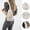 White, variant on Bag for Men Women Sling Bag Chest Water Proof Bags Crossbody Daypack With Earphone Hole for Hiking Camping Outdoor Trip