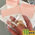 thumbnail image 4 of Thicken PVC Jewelry Packaging Bags Transparent Anti-Oxidation Desktop Drawer Pouches Ring Earring Storage Self Sealing Bag L 5PCS, 4 of 6