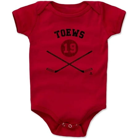 

500 LEVEL s Jonathan Toews Infant & Baby Onesie Romper 12-18M Red - Jonathan Toews Sticks K - Chicago Hockey Fan Gear Officially Licensed by the NHL Players Association