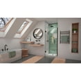 thumbnail image 2 of DreamLine Unidoor-LS 30-31 in. W x 72 in. H Frameless Hinged Shower Door in Oil Rubbed Bronze, 2 of 7