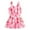 Pink, variant on Kiijoy Big Girls One-Piece Swimsuit Strawberry Print Quick Dry Bathing Suit Swimwear