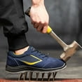 thumbnail image 4 of Men'S Safety Shoes Breathable Work Shoes Anti-Smash and Anti-Puncture Steel Toe Shoes Casual Sports Shoes, 4 of 8