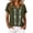 Blue, variant on Womens Floral Embroidery Tops V Neck Short Sleeve Roll Cuff Linen T Shirts Relaxed Fit Casual Boho Style Daily Summer Gray S
