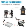 thumbnail image 2 of Fireplaces Fan Accessories Silver Motor Generator Sheet Stove Heater Part, 2 of 9