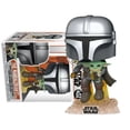 thumbnail image 3 of 2025 NUEVAS FIGURAS DE ACCIÓN DE FUNKO STAR THE MANDALORIANs #326 WARS Mandalorians con pistola #330 #345 con The Child #402 Muñecas de vinilo Juguetes, 3 of 5