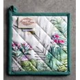 thumbnail image 4 of Tropiques 100% Cotton Set of 2 Pot Holders with Loop Heat Resistant for BBQ | Cooking | Baking | Grilling | Microwave | Barbecue | Spring/Summer (8 Inch by 8 Inch)., 4 of 8