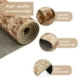 thumbnail image 3 of Geetinfly 2*6FT Area Rugs 1150Gsm 100% Polyester Rug 350Gsm Velvet Weight Pearl Velvet Washed Back Folding Printed Carpet Xm-Abstract-Emotional Camel brown tone, 3 of 8