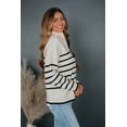 thumbnail image 3 of Shaylee Half-Zip Sweater - Cream, 3 of 5