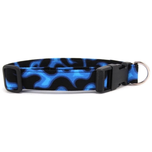 Blue Flame Dog Collar - Size - Small