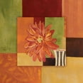 thumbnail image 2 of Marrott, Stephanie 12x12 Gold Ornate Wood Framed with Double Matting Museum Art Print Titled - Orange Daisy, 2 of 4