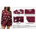 thumbnail image 6 of Purcoar Womens Outfits Set Casual 2 Piece Long Sleeve Tops & Shorts with Pocket Loungewear, 6 of 7