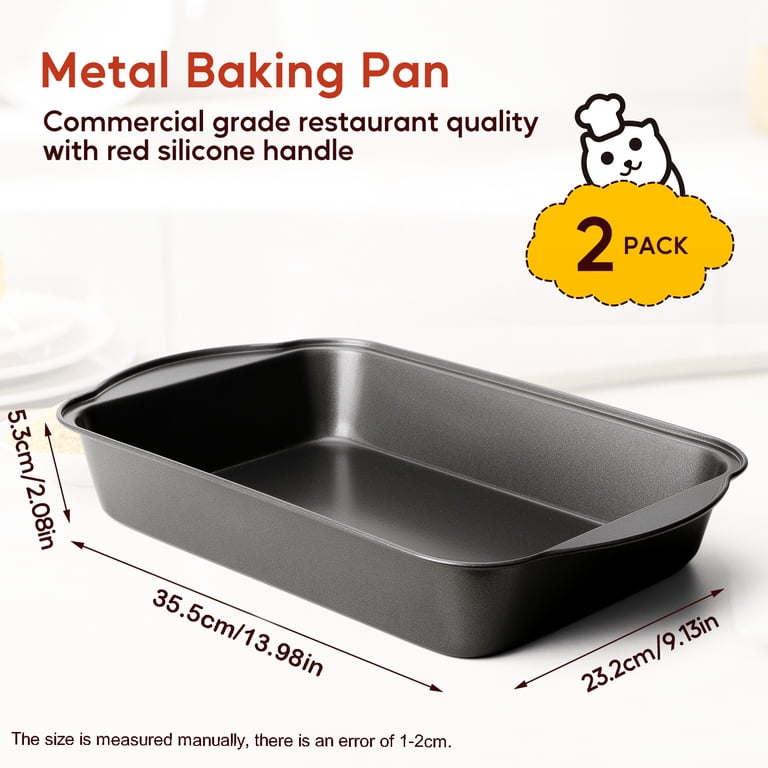 Katbite 2-Piece Nonstick Carbon Steel Baking Pans Set photo 2