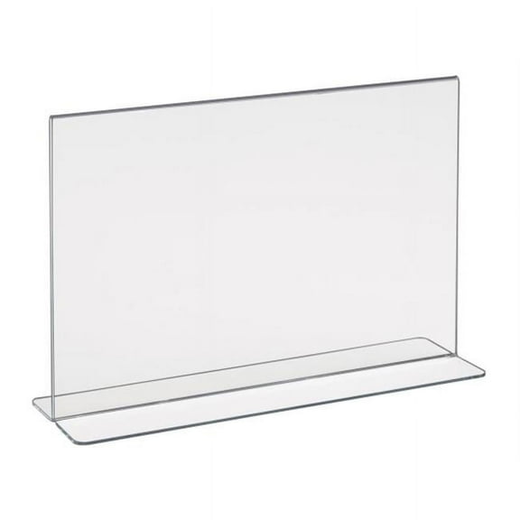 7 in. H x 11 in. W Acrylic Double-Sided Counter Top Sign Holder (Pack of 24)