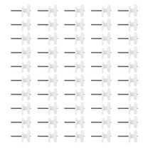 HOMEMAXS  100 Pcs Picture Frame Hangers Without Nails Hanging for Concrete Walls Poster Hangings White