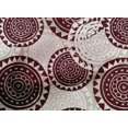 thumbnail image 4 of oneOone Cotton Poplin Maroon Fabric Floral Mandala Block Quilting Supplies Print Sewing Fabric By The Yard 56 Inch Wide, 4 of 4