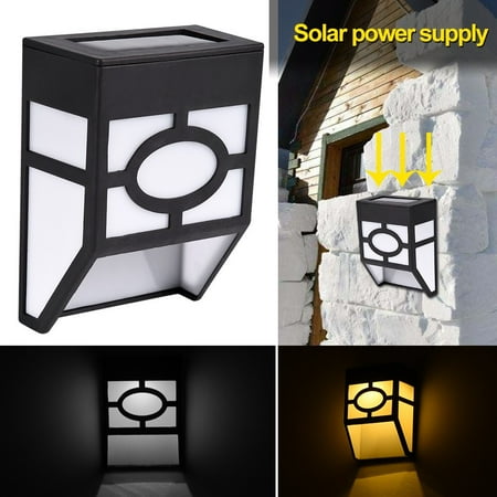 Solar Powered Led Lights Wall Mount Garden Path Walkway Fence Solar Powered Led Lights Wall Mount Garden Path Walkway Fence Outdoor Lighting Com