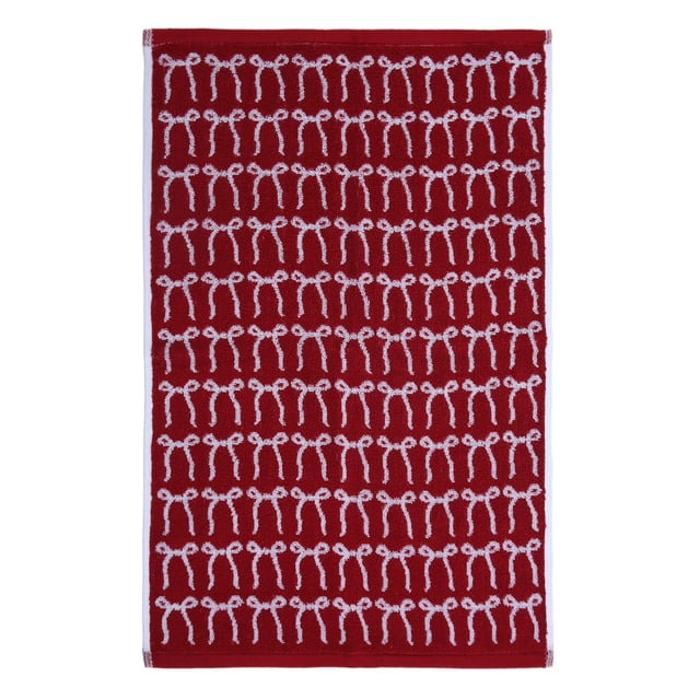 Holiday Time Bows Hand Towels, 2-Pack