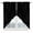 Black, variant on Green Kitchen Window Curtains, Swag Curtains Valance for Bedroom Living Room Bathroom, Minimalist Solid Color Modern Abstract Rod Pocket Window Treatment Curtain Block Drapes 2 Panels 28"x36"
