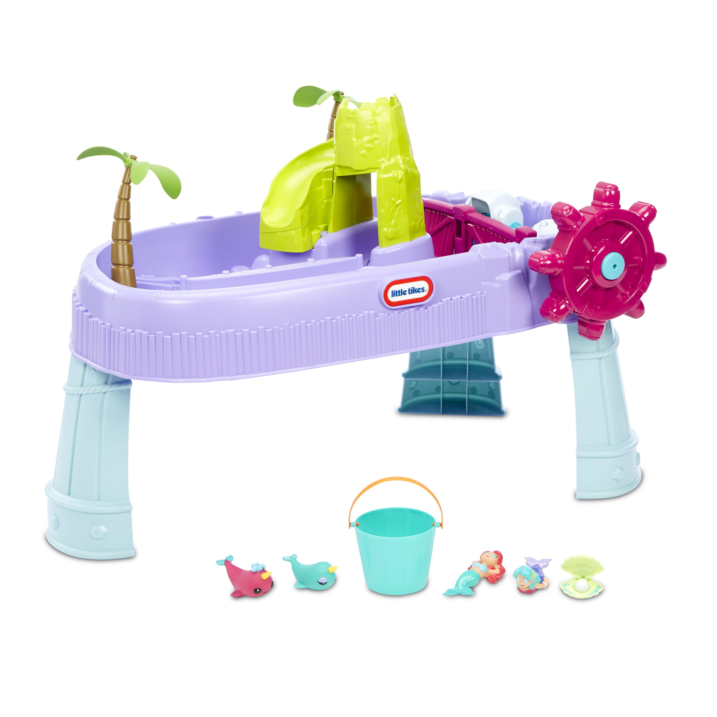 Tikes Magic Flower Water Table with Blooming Flower and - Walmart.com