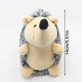 thumbnail image 3 of Pyaiiner Hedgehog Stuffed Animal Doll with Sound Super Soft Immortal Squeaker Toy for Aggressive Chewers Pet Toy Sounding Hedgehog 0.46Inch, 3 of 7