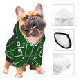 thumbnail image 3 of Balery American Football Field1 Sudadera con Capucha para Perros Pequeños – Ropa para Mascotas, Disfraz para Perros y Gatos, Ideal para Fiestas y Cosplay-XX-Large, 3 of 7