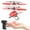 Red, variant on Flying RC Helicopter Toy Hand-Controlled Mini DroneCosmic LED Flying Toys UFO Drone RC Drone Toy for Kids
