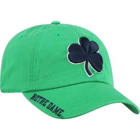 Men's Top of the World Green Notre Dame Fighting Irish Alternate Washed Adjustable Hat - OSFA