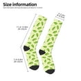 thumbnail image 2 of Naloa Green Peas Knee Socks, High Socks Long Stretchy Sock Women Knee High Stocking, Long Socks for Women, 2 of 6