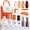 Fall Winter, variant on Modelones Gel Nail Polish Kit with UV Light,4 Colors Fall Winter Gel Nail Set with Base Coat & Top Coat,Mini LED Nail Lamp,Nail Art Stickers,Burgundy Gold Nude Gel Manicure Kit for Home DIY Beginners