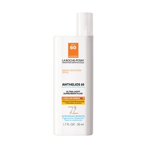 et eller andet sted En sætning klart La Roche Posay Anthelios Sunscreen, Ultra-Light Fluid Face Sunscreen - SPF  60 - 1.7 fl oz​​ - Walmart.com