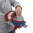 thumbnail image 5 of Escudo de superhéroe de juguete del Capitán América con lanzador Soft Nerf, 5 of 5