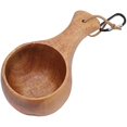 thumbnail image 1 of Taza de madera para acampar, estilo nórdico, portátil, para exteriores, para acampar, taza de café tradicional de madera, para acampar, senderismo, supervivencia, taza de té, 1 of 5